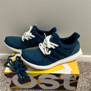 Adidas UltraBoost Parley Running Shoes, Blue, Size 11